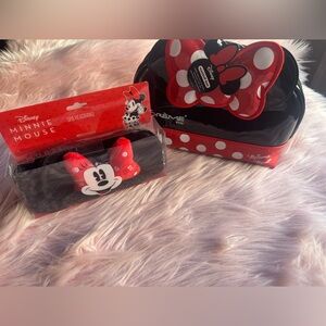 Minnie Mouse 2 piece set headband and cosmetic bag